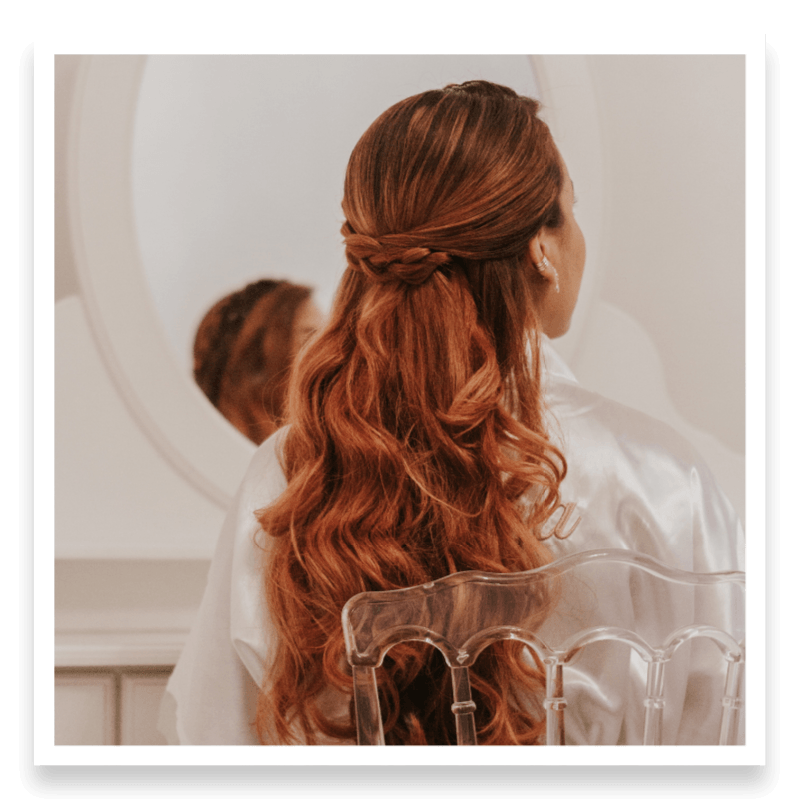 woman with pretty hair